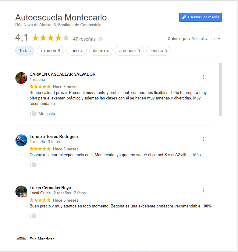 Logo de Autoescuela Montecarlo
