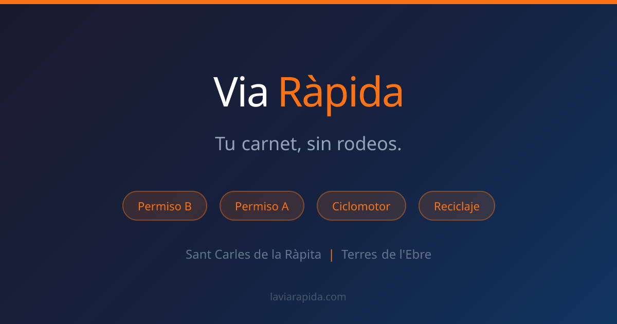 Logo de Autoescuela Via Rapida