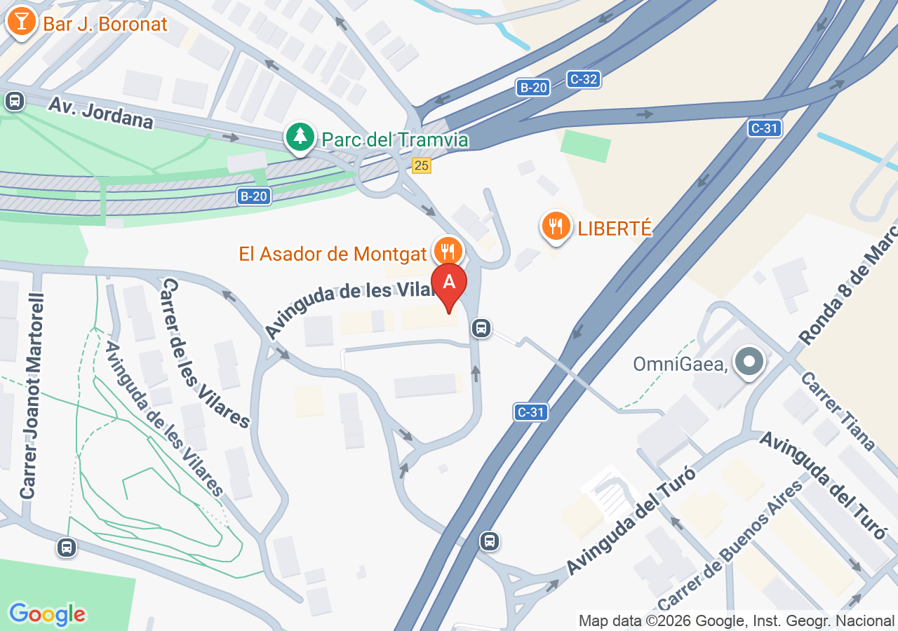Ubicación de Autoescuela Montgat