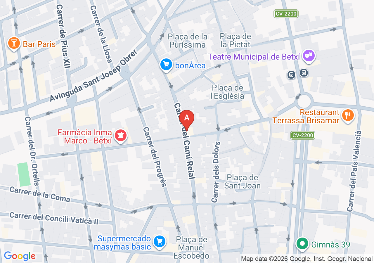 Ubicación de Autoescuela D Farinos Sl
