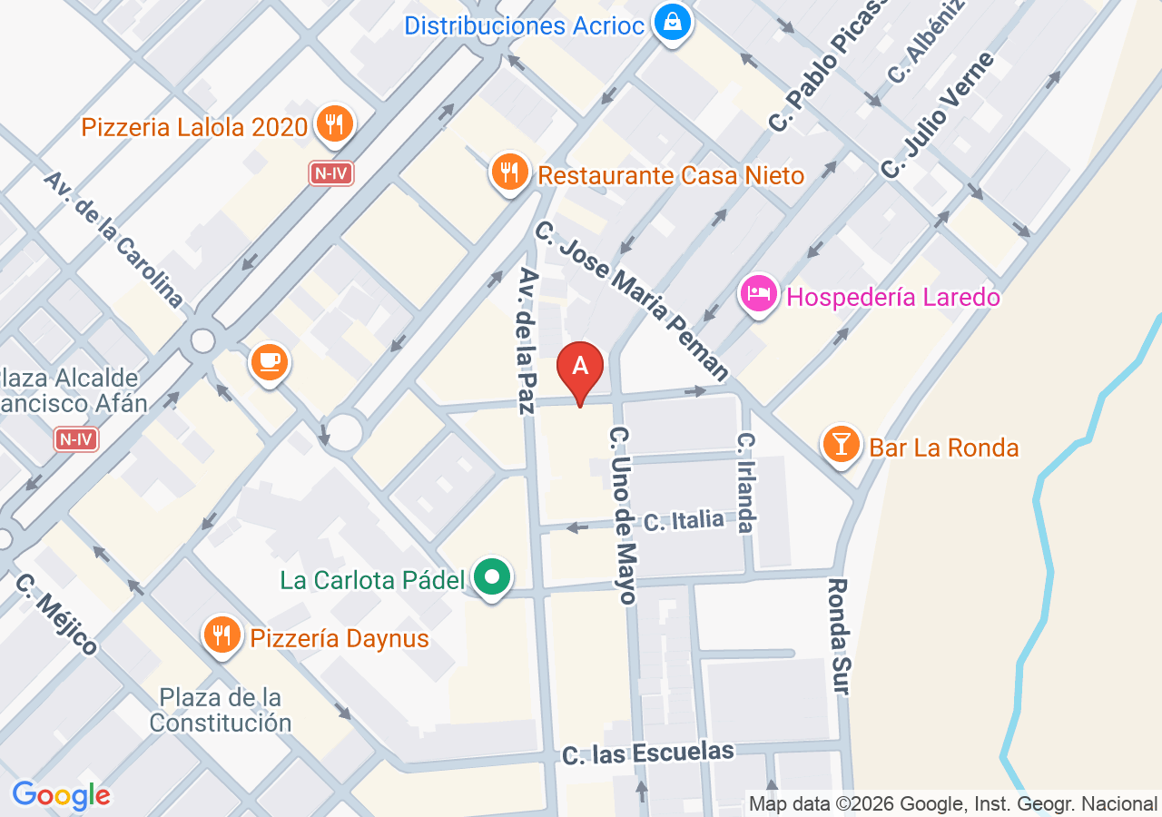 Ubicación de Autoescuela Stop