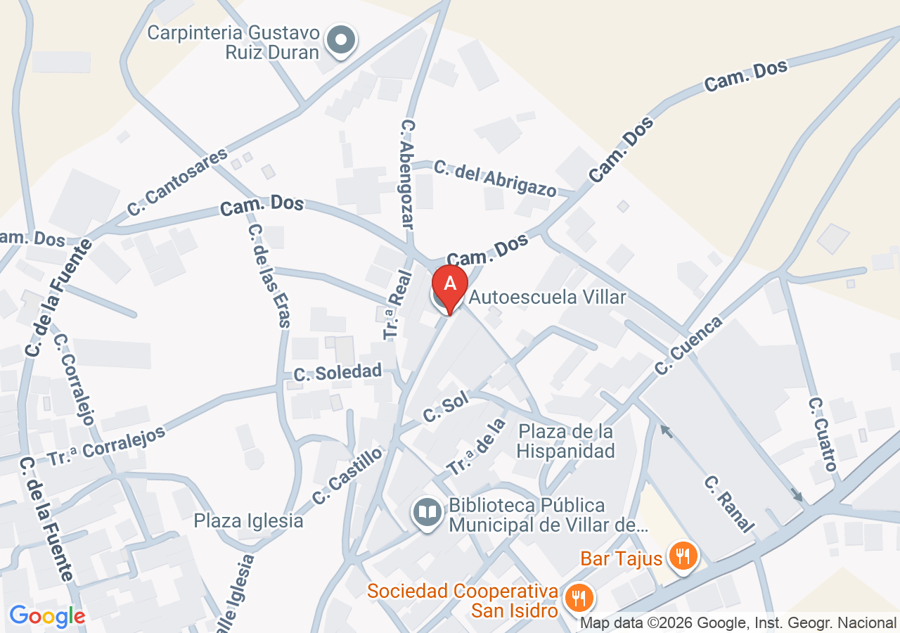 Ubicación de Autoescuela Villar