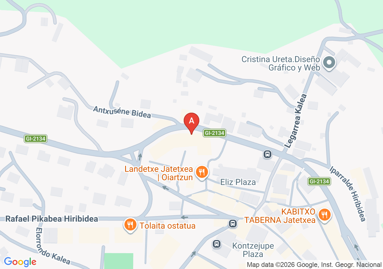 Ubicación Autoescuela Oiartzun Autoeskola Sl