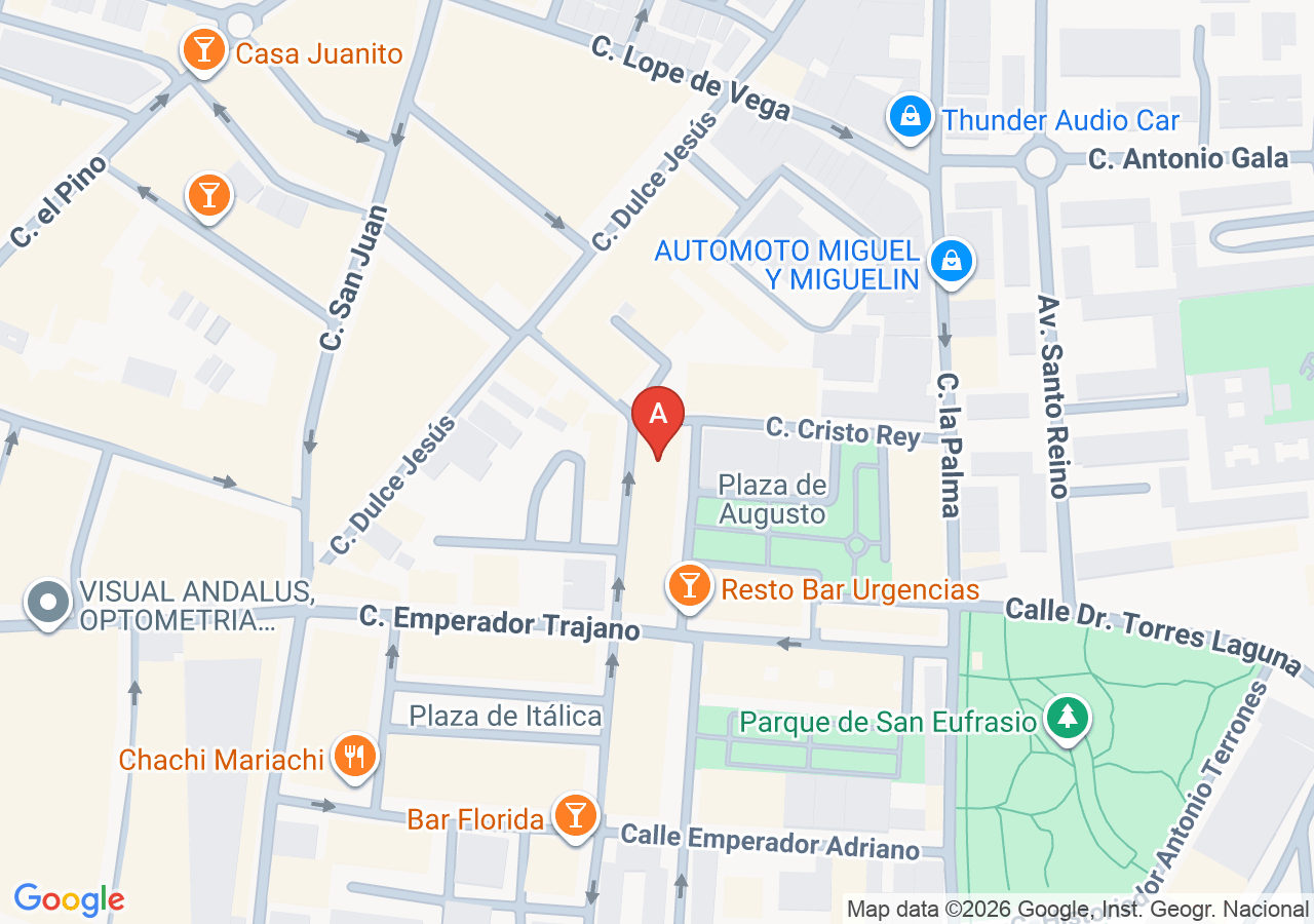 Ubicación Autoescuela Roma