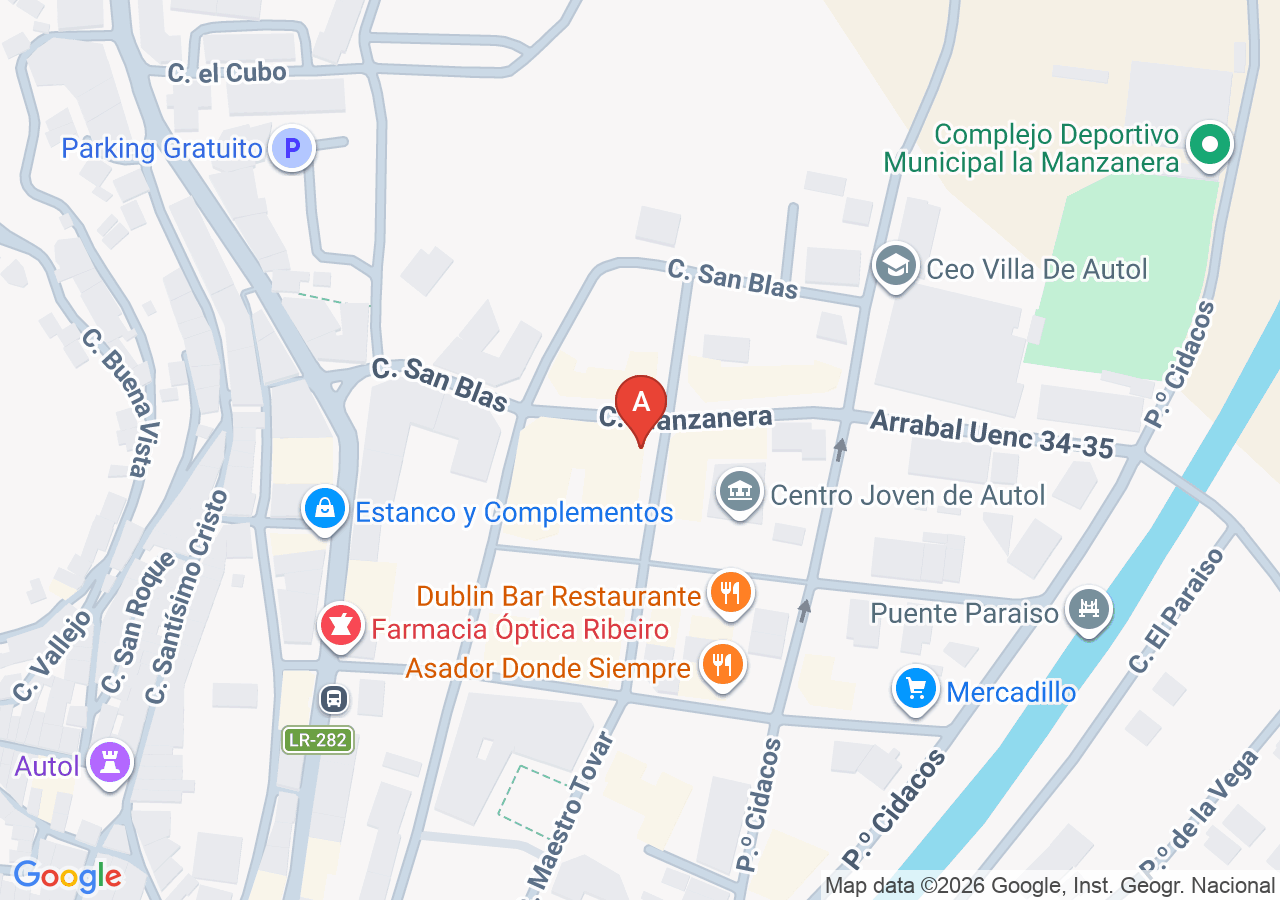 Ubicación de Autoescuela Del Cidacos