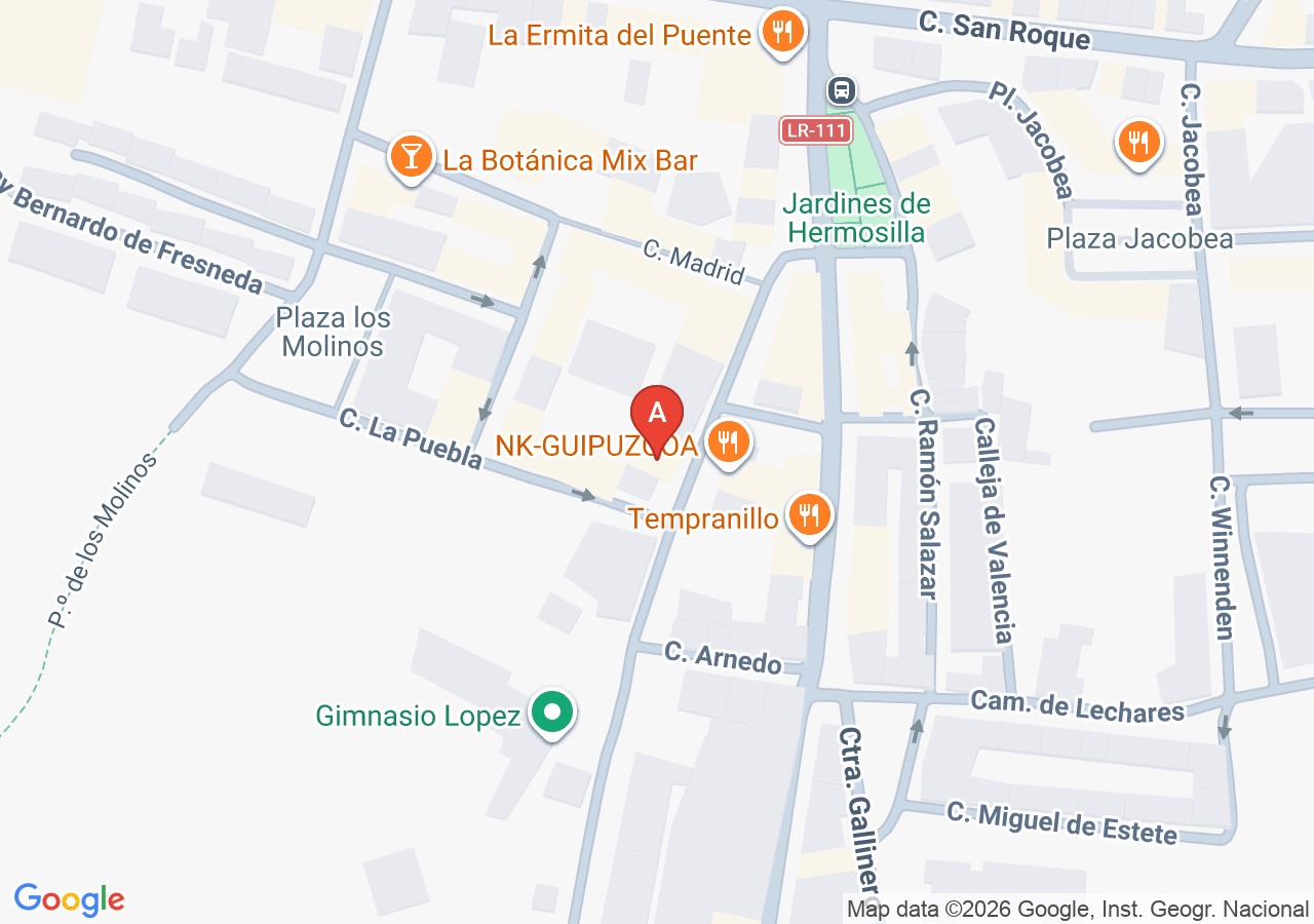Ubicación Autoescuela Santo Domingo