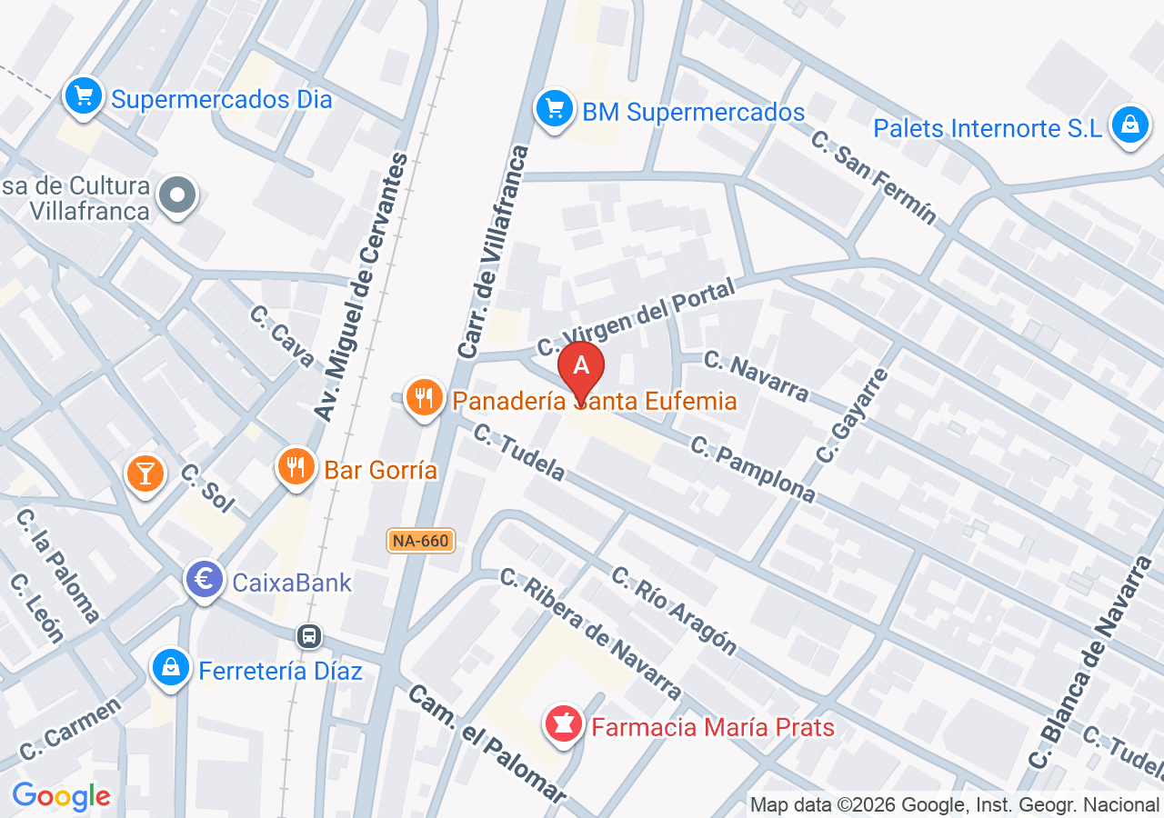 Ubicación de Autoescuela Villafranca