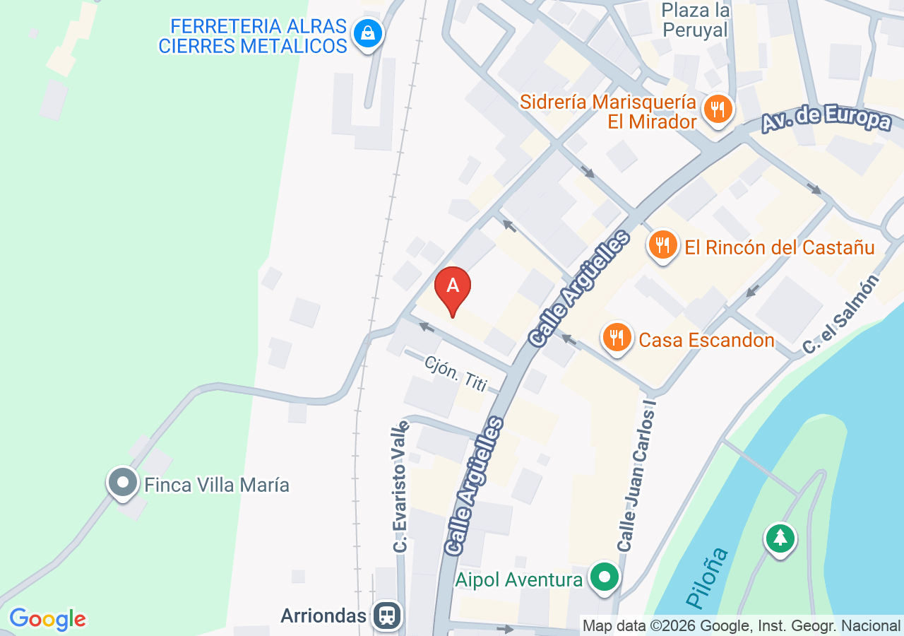 Ubicación Autoescuela Rey Pelayo