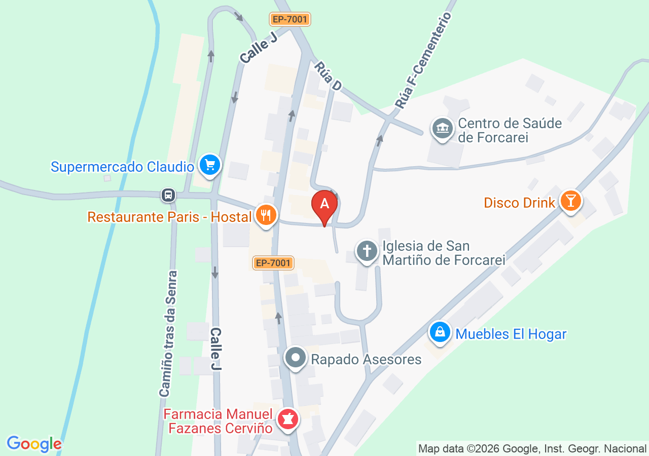 Ubicación de Autoescuela Forcarei