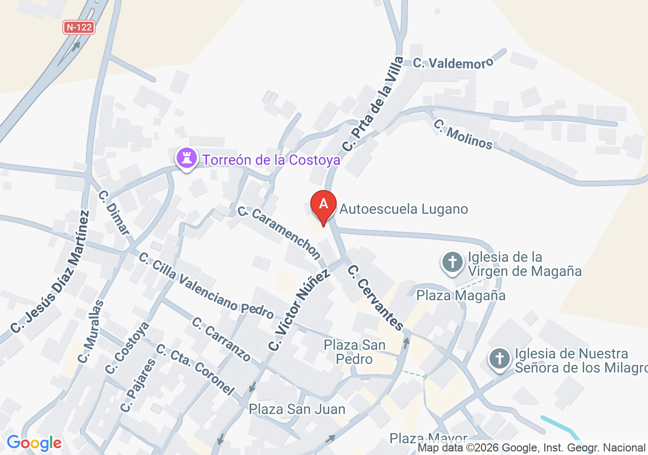 Ubicación de Autoescuela Lugano