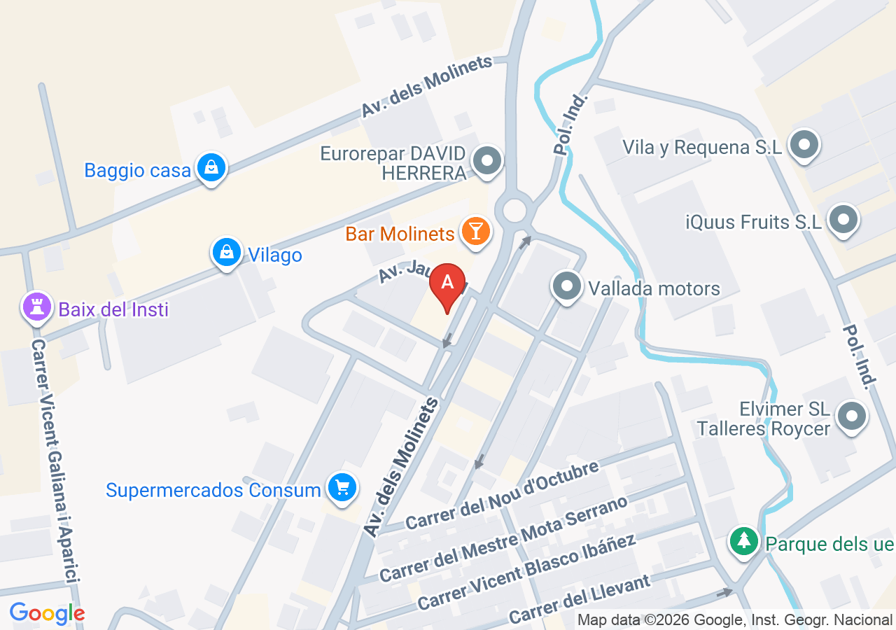 Ubicación de Autoescuela Valla