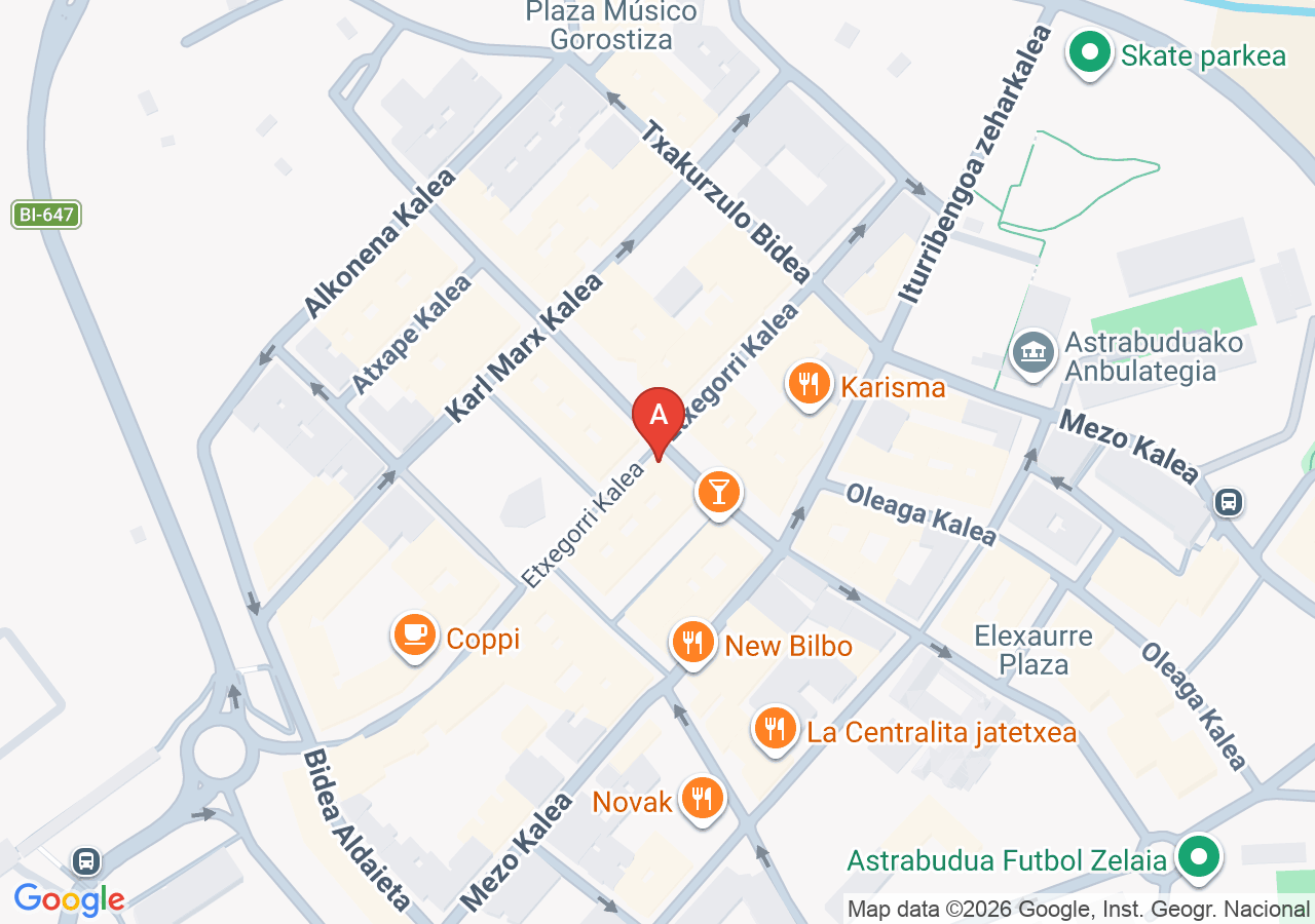 Ubicación de Autoescuela Gaztedi