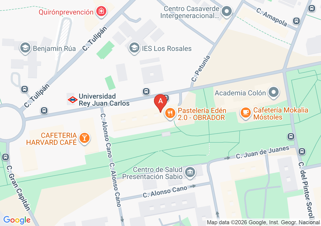 Ubicación Autoescuela Montero Espinosa