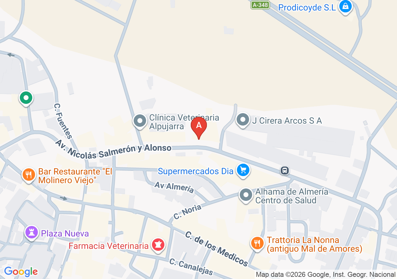 Ubicación de Autoescuela Los Filabres
